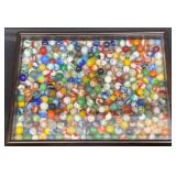 Vintage Marble Collection in Display Case