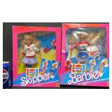 Vintage Pepsi Spirit Barbie & Skipper Dolls