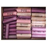 44 Rolls of Wheat Pennies Dated 1935-1958