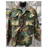 U.S. Army Camo Field Jacket  Sz S Regular