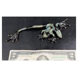 Bronze Frog Sculpture by Tim Frogman Cotterill