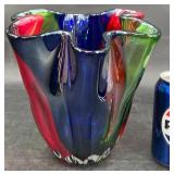 Hinrei-Style Iwatsu Multi-Color Glass Vase