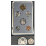 1988 Canadian 6-Coin Unc Set & 1989 Silver Dollar