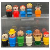 11 Vintage Fisher-Price Little People Figurines