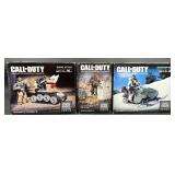 3 Call of Duty Mega Bloks Collector Building Sets
