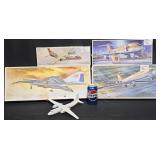 4 Vintage Aircraft Model Kits -Tupolev Tu-144 +