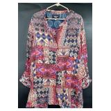 Vntg Johnny Was Voyager Bohemian Tunic Women