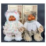 2 Raikes LE Plush Cats, Boxes - Charmaine, Sidney