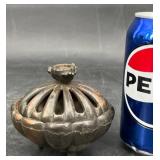 Antique Vantines Cast Iron Incense Burner