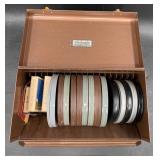 Vintage Ambassador Home Reel Case 8mm, 3 Films
