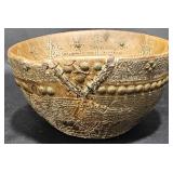 Vintage Hand Carved WoodenTuaregTazawatBowl