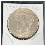 1922 Peace Silver Dollar Coin