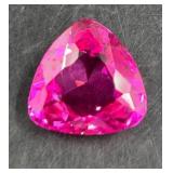 30.43ctPink Topaz Trillion-Cut Gemstone Brazil