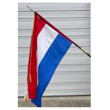 Flag of Netherlands w Pole
