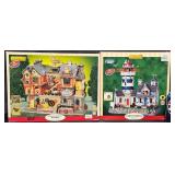 2 Lemax Lighted Animated Christmas Village Pieces