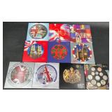 10 UK Brilliant Uncirculated Coin Sets 2000-2009