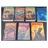 7 Harry Potter Hardback Books