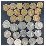 Sacagawea & Susan B Dollars, Kennedy Halves