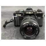 Vntg Minolta X-700 Film Camera w Tokina Zoom Lens