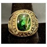 10K Gold Shawnee Mission South Class Ring 1989