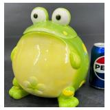 Toby the Toad Frog Cookie Jar byBurton & Burton