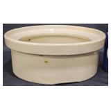 Antique Large Stoneware Crock Base