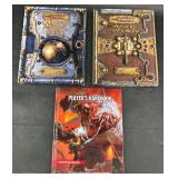 3 Dungeons & Dragons D&D Rulebooks Handbooks
