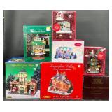Assorted Holiday Village Collectibles - Disney +