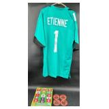 Autographed Travis Etienne Football Jersey +