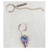 Justine Clenquet Sterling Asymmetrical Earrings