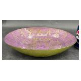 Decorative 12" Glass Turkish Bowl