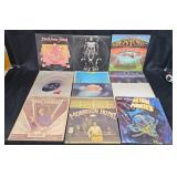 11 Classic Rock LP Record Albums - Beatles White +