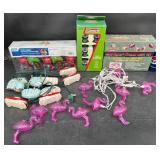 Outdoor String Lights  Flamingo, Vintage Cars+