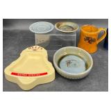 Vintage Wade Irish Porcelain - Ashtray, Bowls +