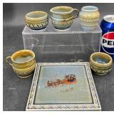 Vintage Wade Irish Porcelain- Creamer/Sugar Sets+