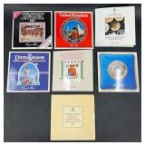 7 UK Brilliant Uncirculated Coin Sets1983-1989