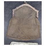 Vintage German Silver Chainmail Style Purse