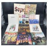 11 Rock LP Record Albums 1970