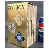 Boxed Set of 4 J.R.R. Tolkien Books- Hobbit, LOTR