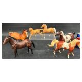 6 Breyer Models - Horses &ï¿½Yellow Labï¿½Dog
