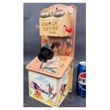Vintage 1950'sï¿½Gong Bell Ranch Toy Crank Phone