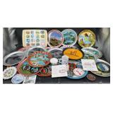 Vintage Canadian Travel Souvenirs - Trays, Plates+