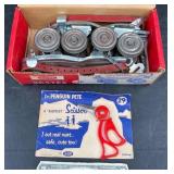 Vntg Globe 36 Roller Skates, Penguin Pete Scissors