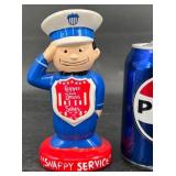 Vintage Promotional Snappy Service Coin Bank