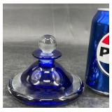 Cobalt Blue Glass Vanity Tableï¿½Perfume Bottle