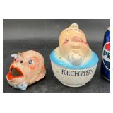 2 Vintage Ceramic Pieces-ï¿½Chopper Hopper, Ashtray