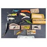 14 Vintage Fishing Lures - Kautzky, Johnson's +