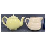 Vintage Liptonï¿½s Tea Pot & Bauer Creamer