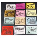 12 Vntg Adult Risquï¿½ Nudie 8-Page Comic Books