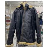 Wilda Genuine Leather Bomber Jacket Sz L Men
